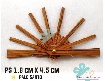 Varilla de 1,8 x 4,5 cm de palo santo para abanicos