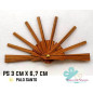 Varillas madera de 3 x 6,7 cm de palo santo para abanico