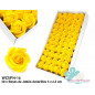 Rosas de Sabão Amarelas Médias em Caixa 50 pcs