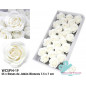 Rosas de Sabão Brancas Grandes em Caixa 25 pcs