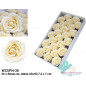 Rosas de Sabão Marfim Grandes em Caixa 25 pcs