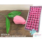 Tulipanes de Jabón en Color Rosa en Caja 50 uds