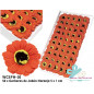 Gerberas de Sabão em cor Laranja em Caixa 50 pcs