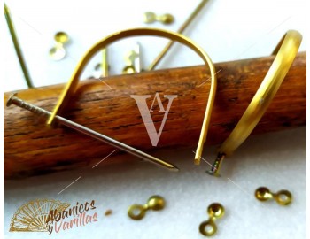 Anillas para Abanicos Dorada Lisas