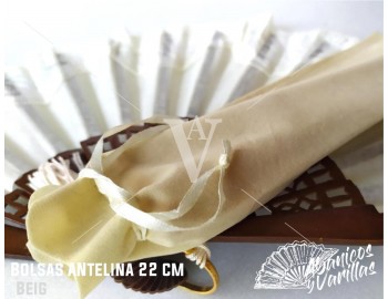 Saquinho de Camurça para Leques de 23 cm