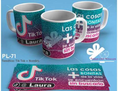 Caneca de TikTok personalizada