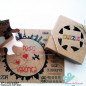 Convites para casamento puzzle em kraft