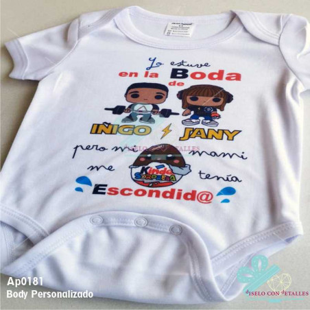 Bodysuits personalizados de manga curta para bebé