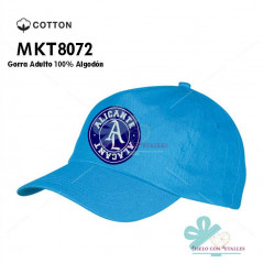 Gorra de algodón para adulto en colores surtidos ideal para personalizar