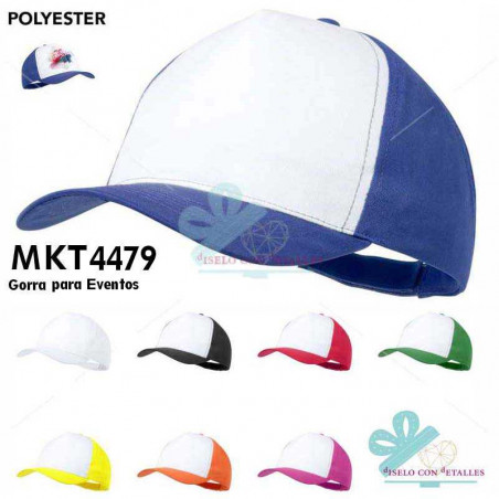 Gorras personalizadas a todo color en variada gama de colores