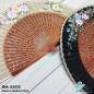Abanicos de Madera Flores 23 cm 1 Cara