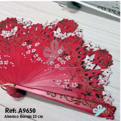 Abanicos de baraja 22 cm con jazmin