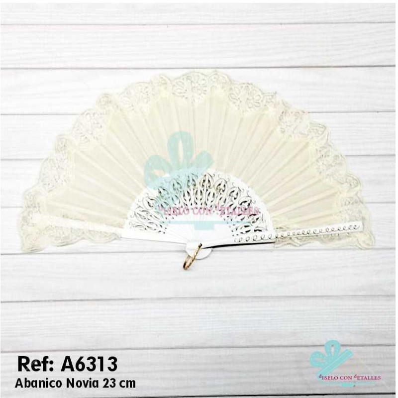 Abanico de Novia 23 cm
