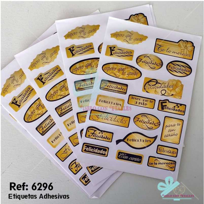 Autocolantes Dourados Brilho Sortitdos 20 folhas Autocolantes Dourados Brilho Sortitdos 20 folhas