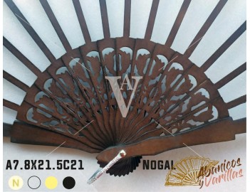 Varillas Abanico A7.8 X 21.5 cm C21 Abedul