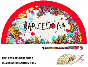 Abanico Acrílico Barcelona 23 cm