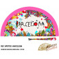 Leque Acrilico Barcelona 23 cm