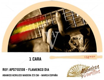 Guitarra con bandera española