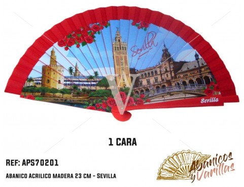 Abanico para souvenir de Sevilla
